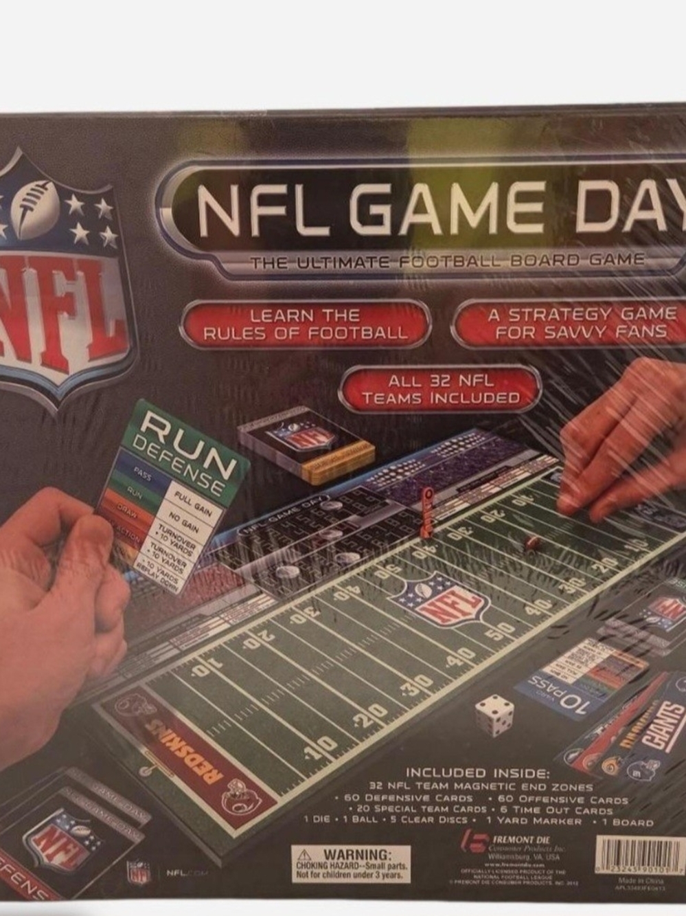 NFL Game Day Board Game - Green Football Strategy Game